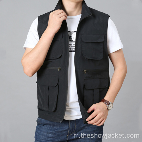 OEM Custom Sleeves Vest Jacket Mens Wholesale